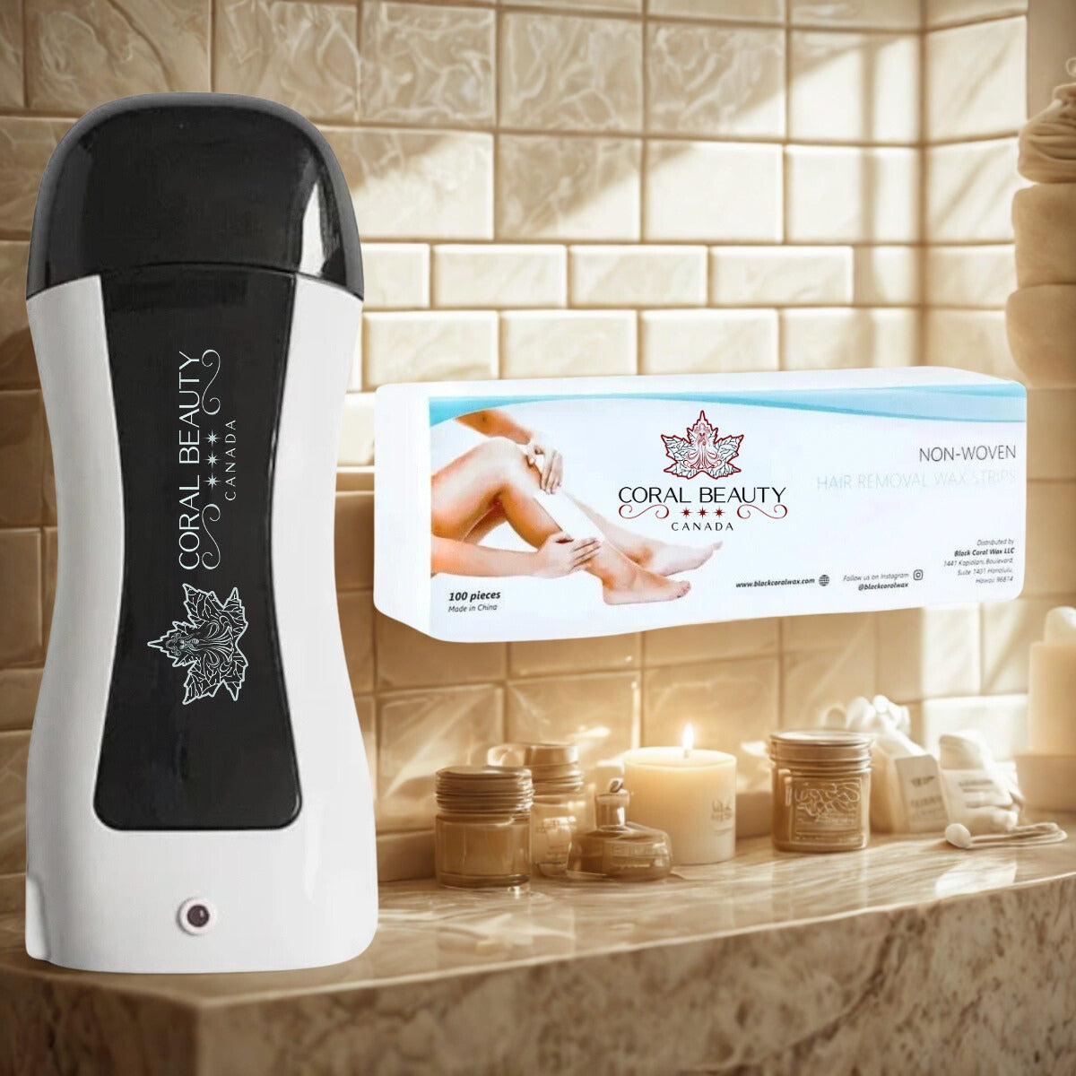 Soft Wax Roll-On Cartridge Warmer, strips