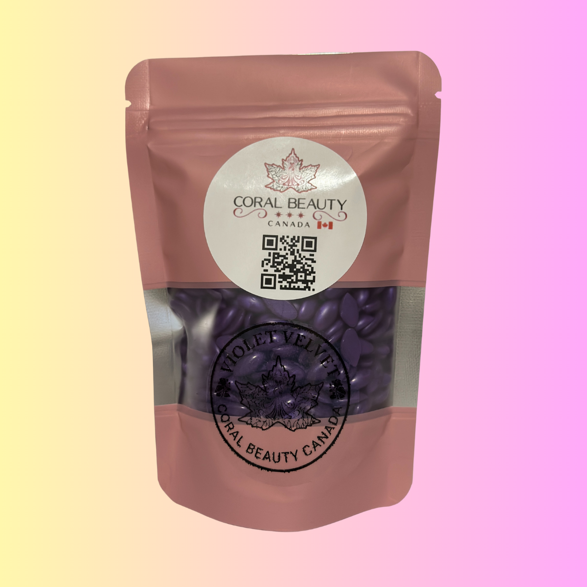 VIOLET VELVET Sample - Hypoallergenic Purple Hard Wax (3.5oz / 100g)