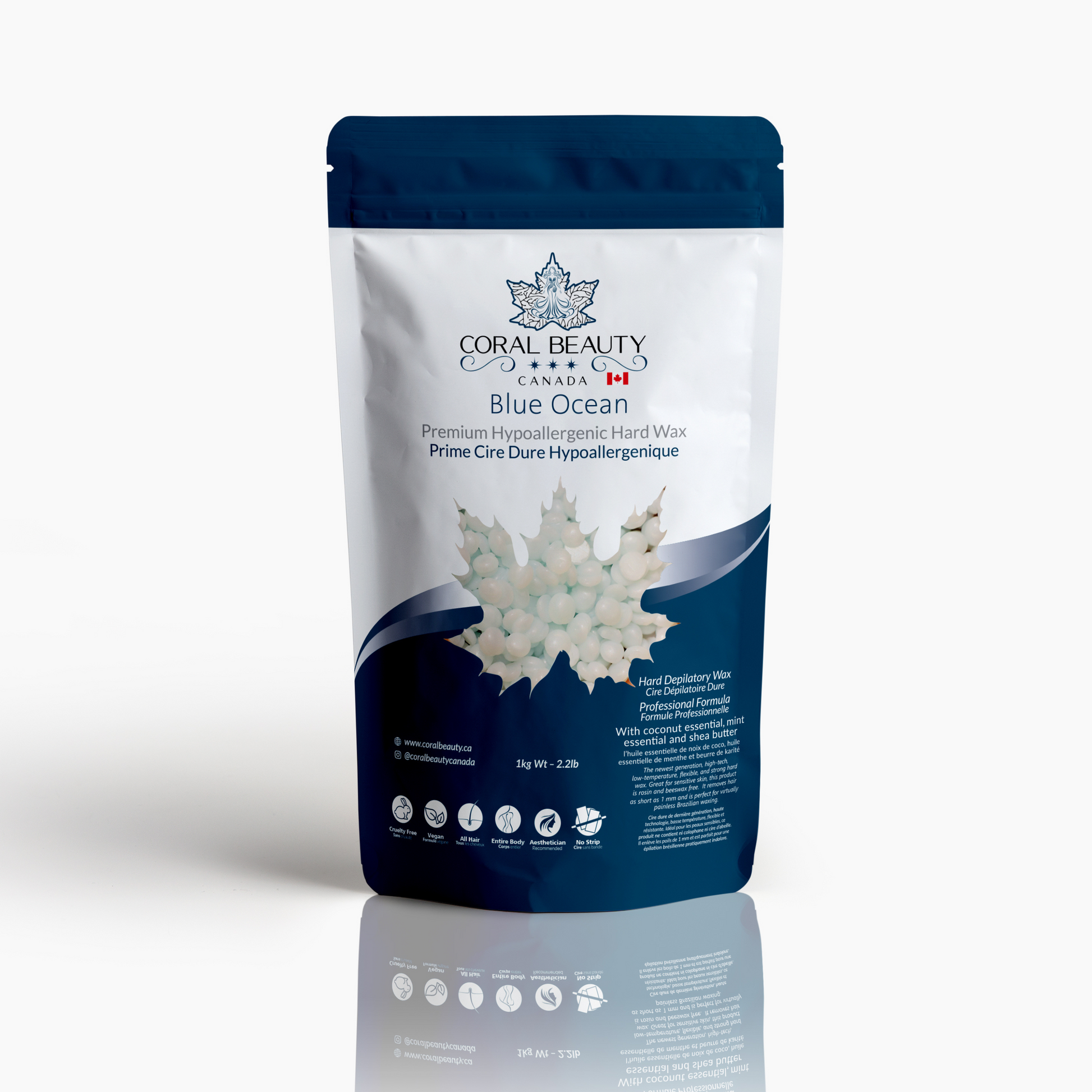 Blue Ocean Hard Wax, hypoallergenic, Kai Hard Wax