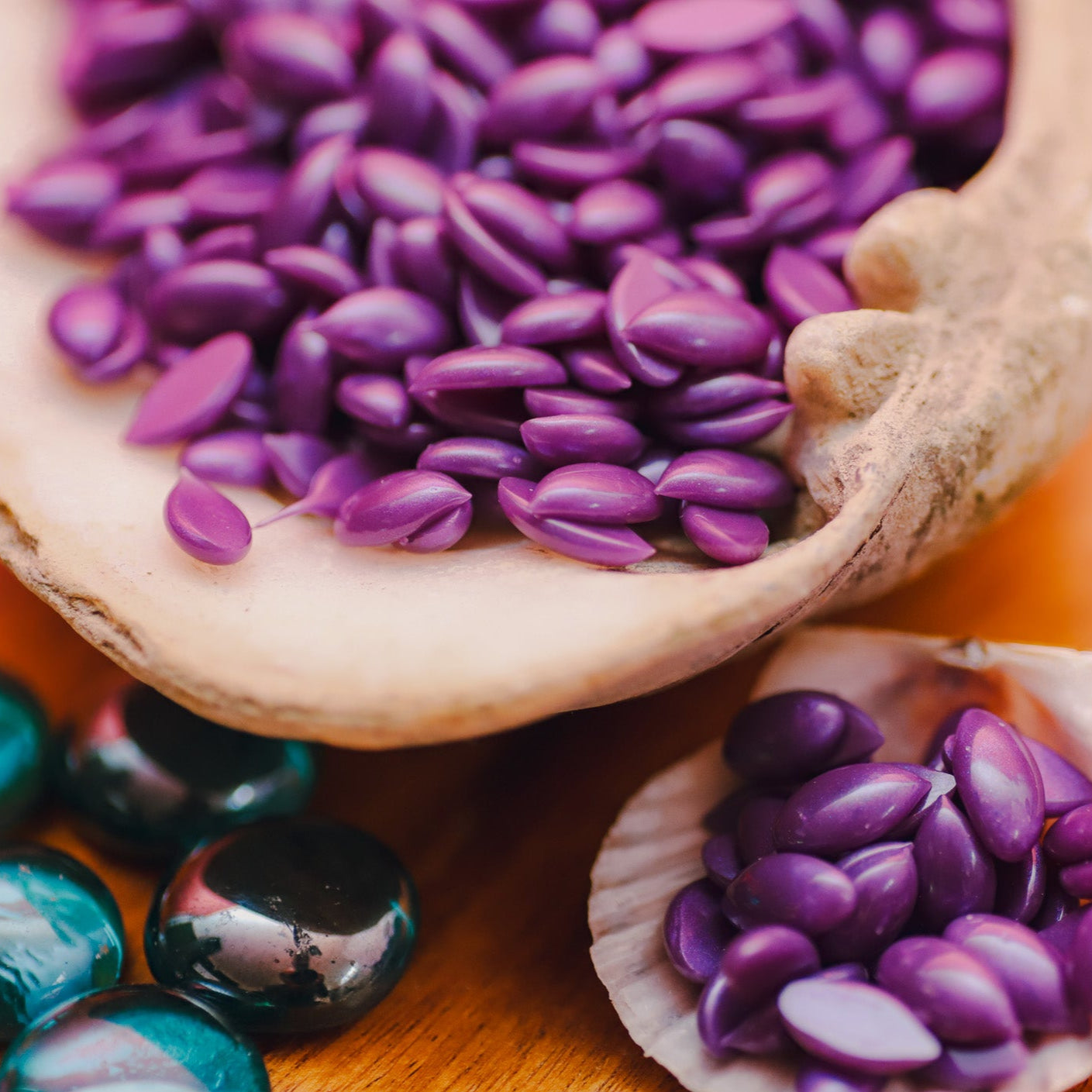 Violet Velvet Hard Wax, hypoallergenic, Purple wax