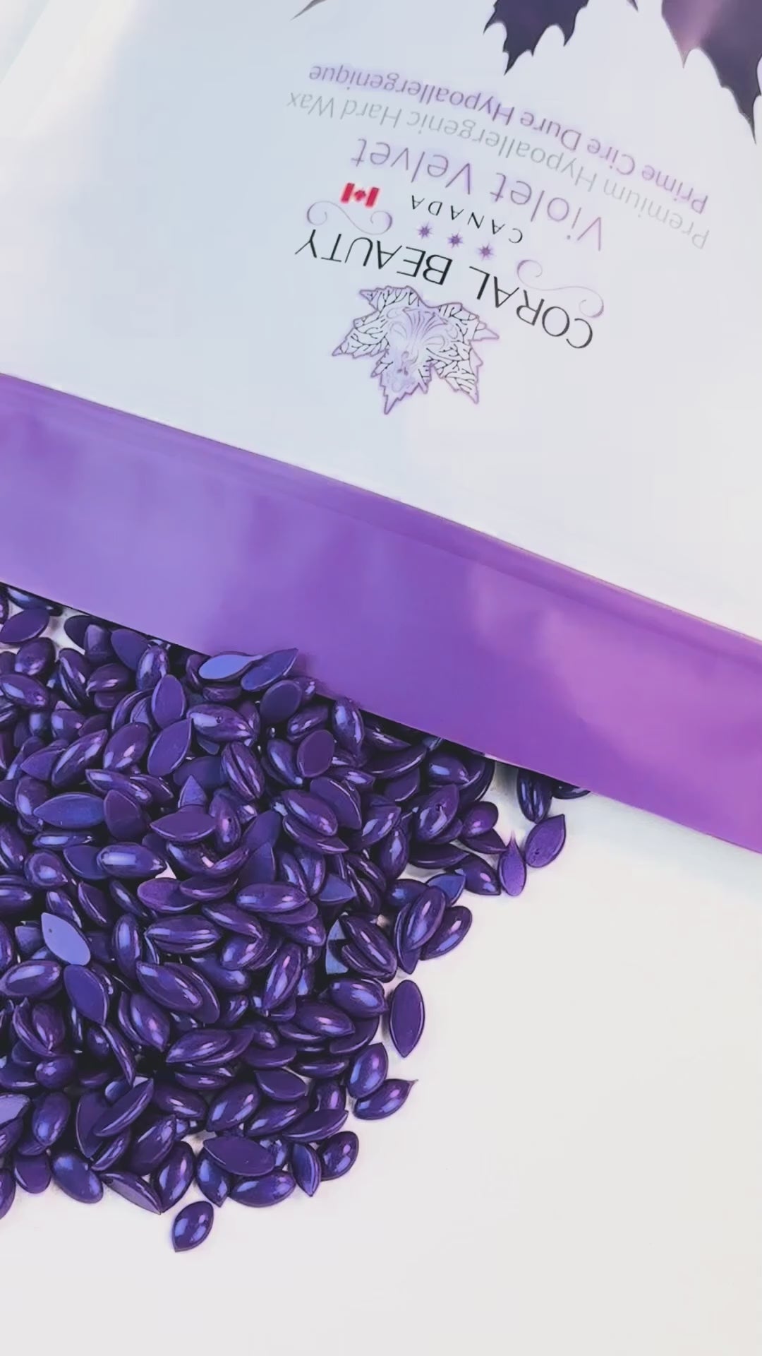 Violet Velvet Purple Lavender Hard Wax