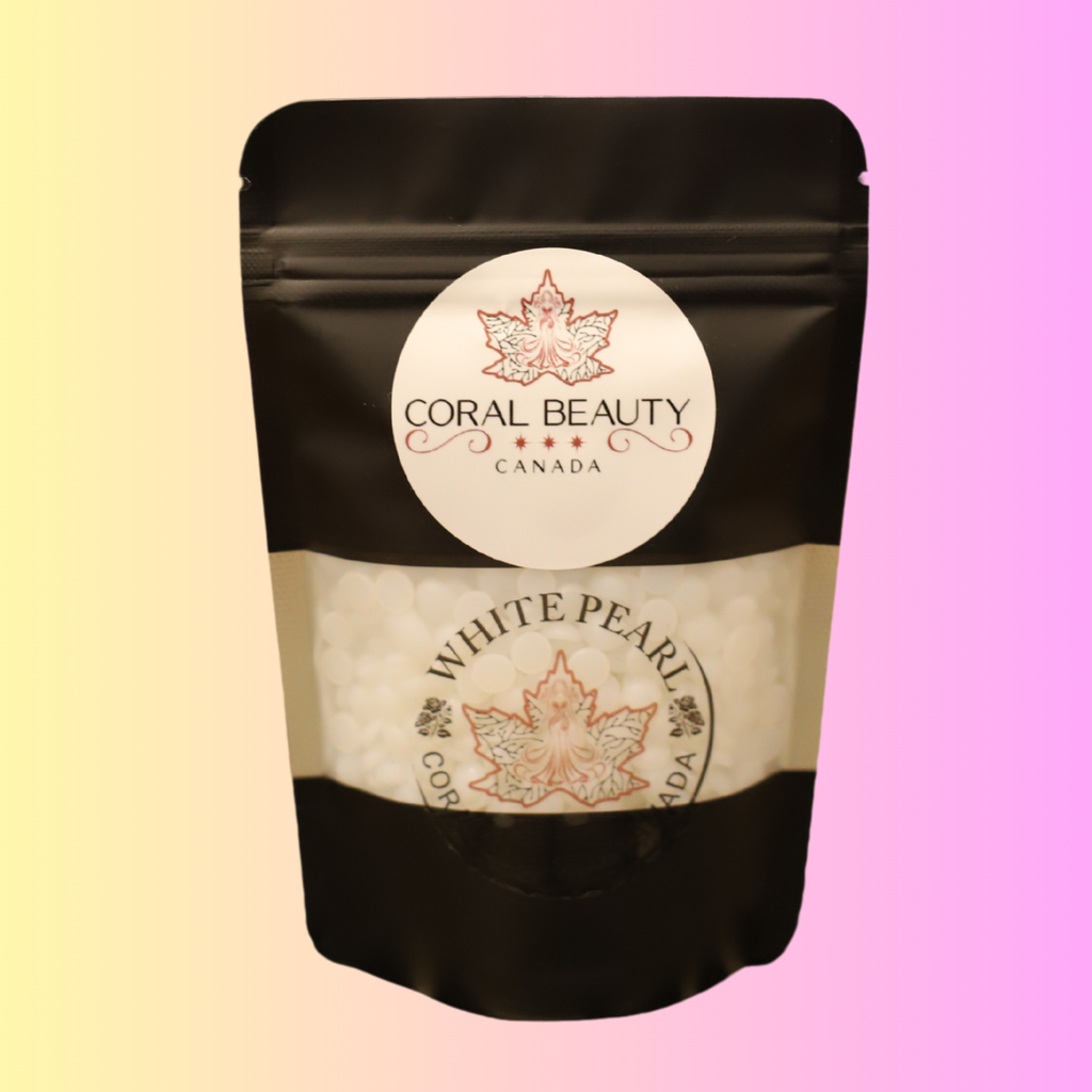 Combination of 5 (Five) hard wax samples: BLACK, WHITE, BLUE, PINK, VIOLET (each: 3.5oz / 100g)