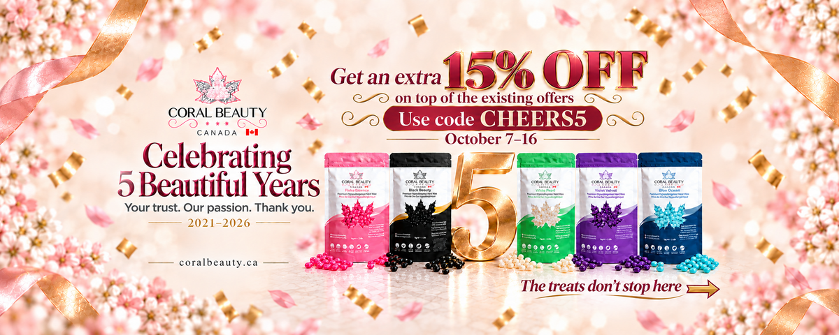 Coral Beauty Canada Hard Wax Anniversary