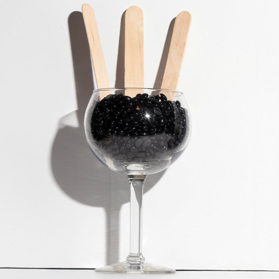 Black Beauty Hard Wax Black Coral Hard Wax, Bushbeads hard wax Waxness ItalWax