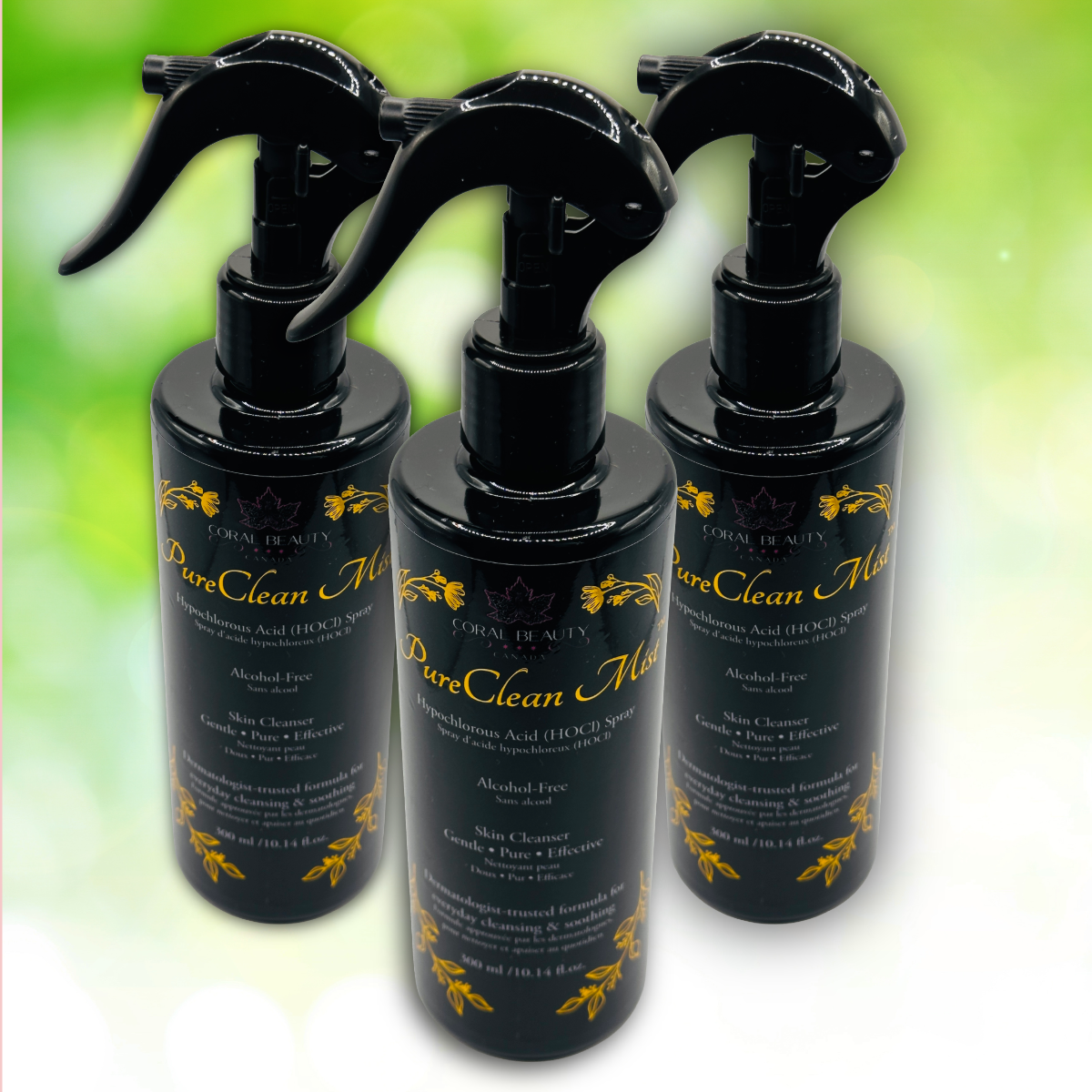 PureClean Mist - Gentle HOCl Skin Cleanser for Pre & Post Wax Care