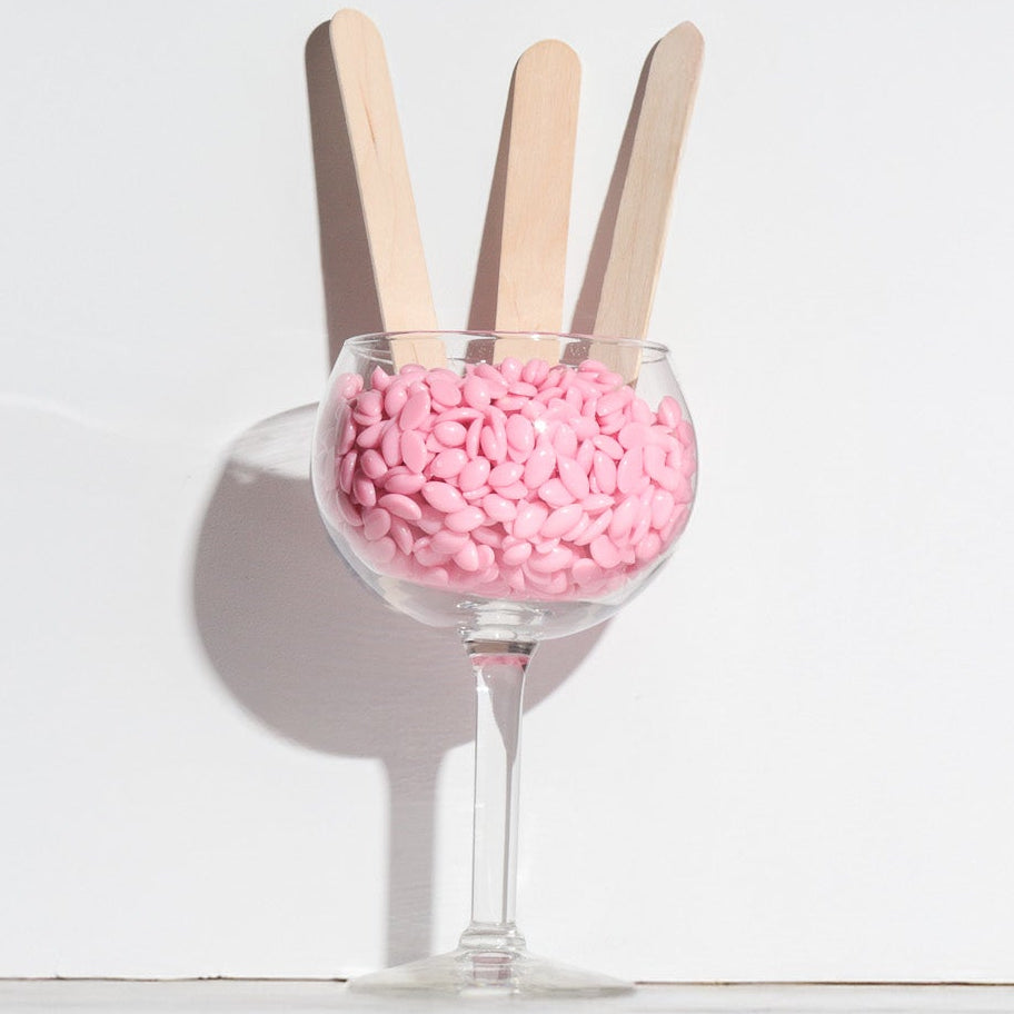 Pink Essence Plumeria Black Coral Hard Wax, Bushbeads hard wax ItalWax Waxness