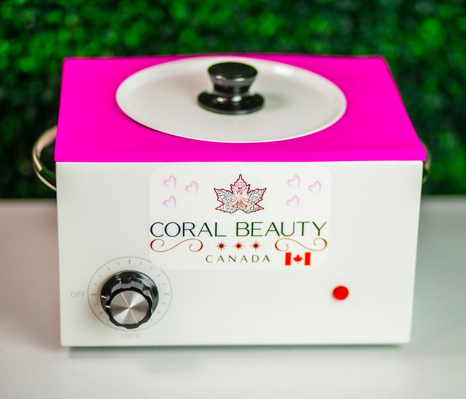 Wax Warmer for hard wax melting and Waxing Kit with Pink Silicon insert