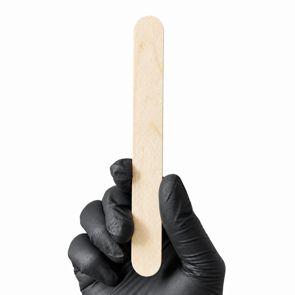 Large Wooden Body Waxing Spatulas